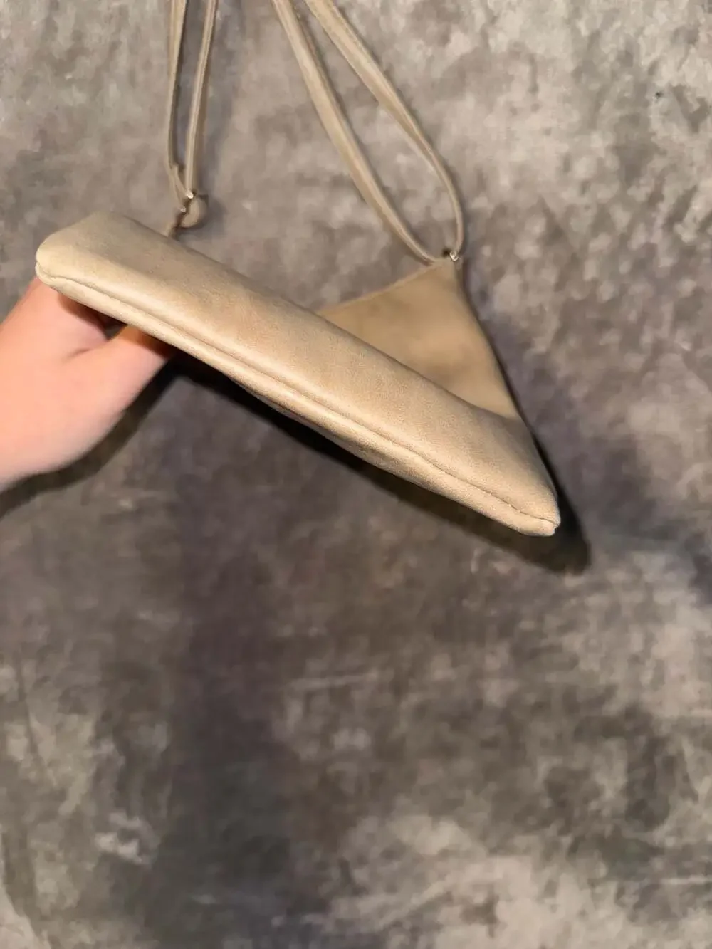 Relic Beige Faux Leather Crossbody Bag